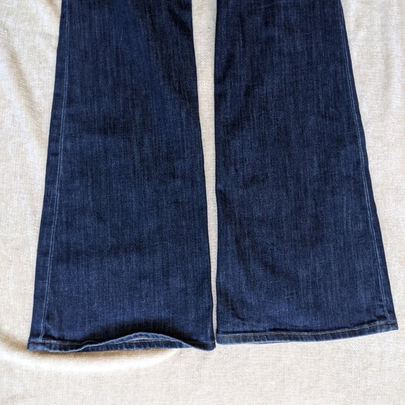Gap‎ 1969 Maternity Bootcut Jeans - Dark Wash - Under Belly Stretch - Picture 3 of 10